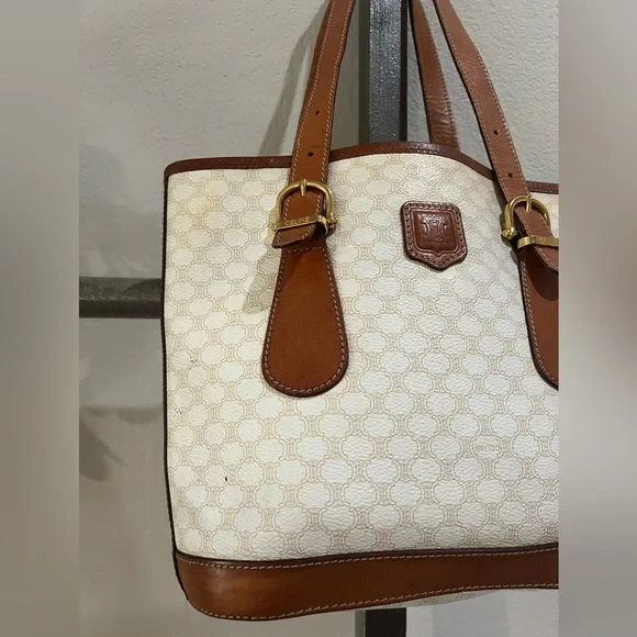 Celine | Vintage Macadam Canvas Tote - Picture 4 of 16